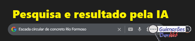 Resultado de uma pesquisa Google do meu serviço